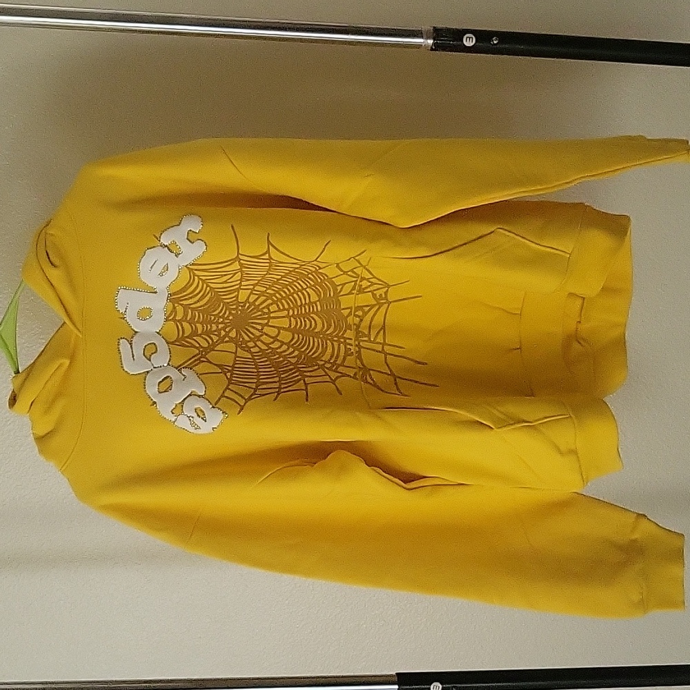 Sp5der Websuit Hoodie Yellow